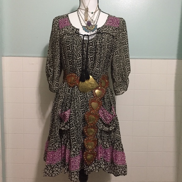 Free People Babydoll/Tunic/Peasant Dress w/Pockets - Picture 1 of 8